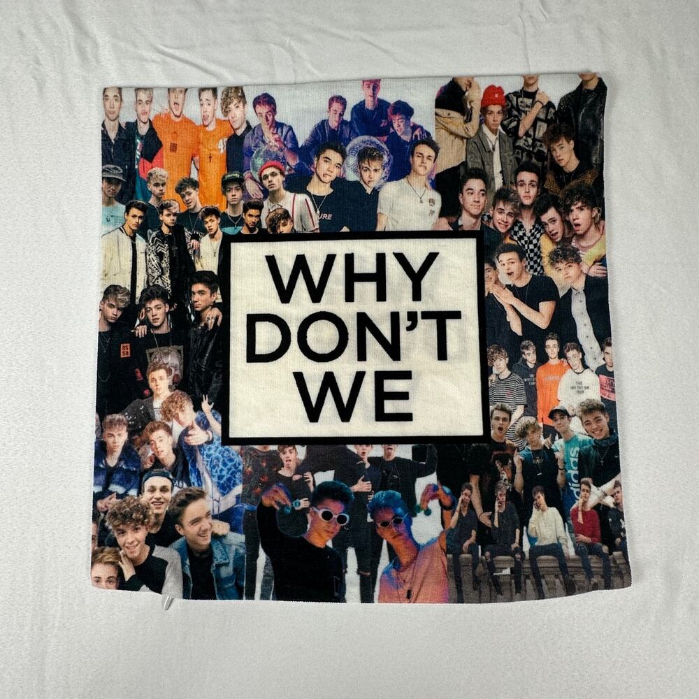 Why Don't We Throw Pillow Cover Boy Band Fan Decor